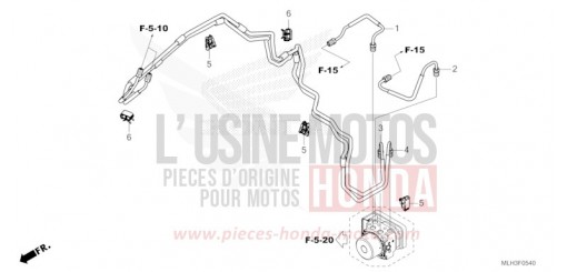 TUYAU DE FREIN CMX500A2S de 2025